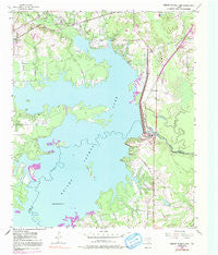 Wright Patman Lake Texas Historical topographic map, 1:24000 scale, 7.5 X 7.5 Minute, Year 1954