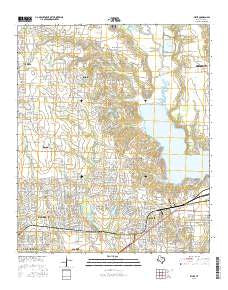 Wylie Texas Current topographic map, 1:24000 scale, 7.5 X 7.5 Minute, Year 2016