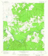 Wyser Bottom Texas Historical topographic map, 1:24000 scale, 7.5 X 7.5 Minute, Year 1962