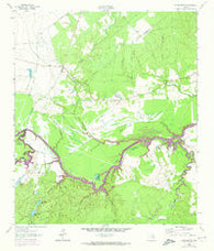 Wyser Bottom Texas Historical topographic map, 1:24000 scale, 7.5 X 7.5 Minute, Year 1962