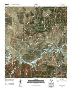 Wyser Bottom Texas Historical topographic map, 1:24000 scale, 7.5 X 7.5 Minute, Year 2010