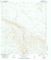 Y E Mesa Texas Historical topographic map, 1:24000 scale, 7.5 X 7.5 Minute, Year 1983