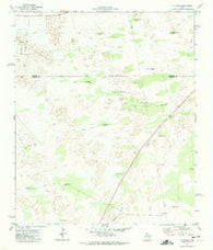 Y T Ranch Texas Historical topographic map, 1:24000 scale, 7.5 X 7.5 Minute, Year 1971
