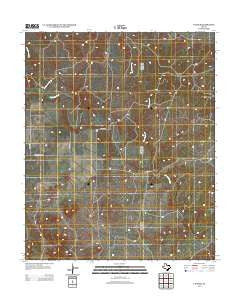 Y Ranch Texas Historical topographic map, 1:24000 scale, 7.5 X 7.5 Minute, Year 2012