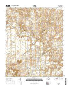 Y Ranch Texas Current topographic map, 1:24000 scale, 7.5 X 7.5 Minute, Year 2016