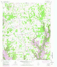 Yantis Texas Historical topographic map, 1:24000 scale, 7.5 X 7.5 Minute, Year 1959