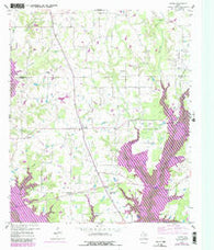 Yantis Texas Historical topographic map, 1:24000 scale, 7.5 X 7.5 Minute, Year 1959