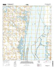Yarborough Pass Texas Current topographic map, 1:24000 scale, 7.5 X 7.5 Minute, Year 2016