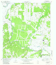 Yard Texas Historical topographic map, 1:24000 scale, 7.5 X 7.5 Minute, Year 1982