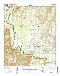 Yard Texas Current topographic map, 1:24000 scale, 7.5 X 7.5 Minute, Year 2016