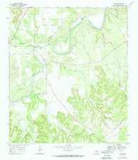 Yates Texas Historical topographic map, 1:24000 scale, 7.5 X 7.5 Minute, Year 1968