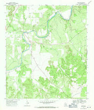 Yates Texas Historical topographic map, 1:24000 scale, 7.5 X 7.5 Minute, Year 1968