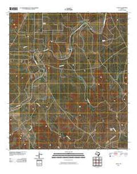Yates Texas Historical topographic map, 1:24000 scale, 7.5 X 7.5 Minute, Year 2010
