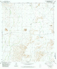 Yellow House Peak Texas Historical topographic map, 1:24000 scale, 7.5 X 7.5 Minute, Year 1983