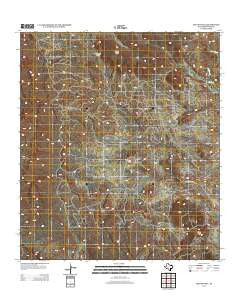 Yellow Hill Texas Historical topographic map, 1:24000 scale, 7.5 X 7.5 Minute, Year 2012