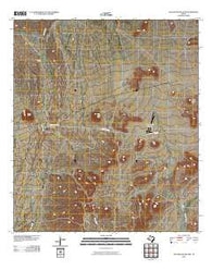 Yellow House Peak Texas Historical topographic map, 1:24000 scale, 7.5 X 7.5 Minute, Year 2010