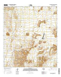 Yellow House Peak Texas Current topographic map, 1:24000 scale, 7.5 X 7.5 Minute, Year 2016