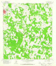 Yorktown East Texas Historical topographic map, 1:24000 scale, 7.5 X 7.5 Minute, Year 1963