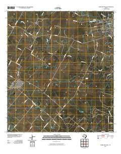 Yorktown West Texas Historical topographic map, 1:24000 scale, 7.5 X 7.5 Minute, Year 2010