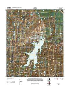 Young Texas Historical topographic map, 1:24000 scale, 7.5 X 7.5 Minute, Year 2013