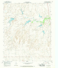 Young Ranch Texas Historical topographic map, 1:24000 scale, 7.5 X 7.5 Minute, Year 1967