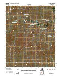 Young Ranch Texas Historical topographic map, 1:24000 scale, 7.5 X 7.5 Minute, Year 2010
