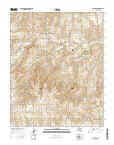Young Ranch Texas Current topographic map, 1:24000 scale, 7.5 X 7.5 Minute, Year 2016