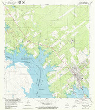 Zapata Texas Historical topographic map, 1:24000 scale, 7.5 X 7.5 Minute, Year 1979