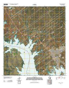 Zapata Texas Historical topographic map, 1:24000 scale, 7.5 X 7.5 Minute, Year 2010