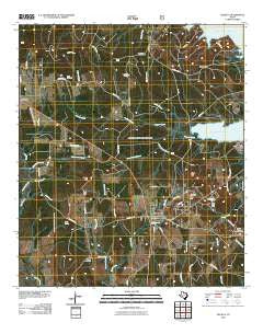 Zavalla Texas Historical topographic map, 1:24000 scale, 7.5 X 7.5 Minute, Year 2010