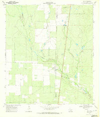 Zella Texas Historical topographic map, 1:24000 scale, 7.5 X 7.5 Minute, Year 1968
