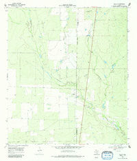 Zella Texas Historical topographic map, 1:24000 scale, 7.5 X 7.5 Minute, Year 1968
