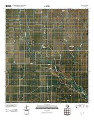Zella Texas Historical topographic map, 1:24000 scale, 7.5 X 7.5 Minute, Year 2010