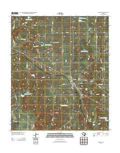 Zephyr Texas Historical topographic map, 1:24000 scale, 7.5 X 7.5 Minute, Year 2013