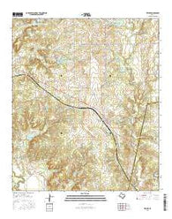 Zephyr Texas Current topographic map, 1:24000 scale, 7.5 X 7.5 Minute, Year 2016