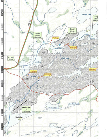 Buy Lac La Ronge Park Map – YellowMaps Map Store