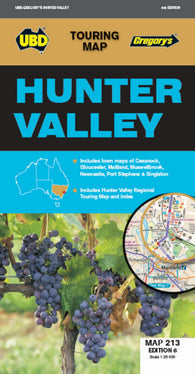 Buy map Hunter Valley