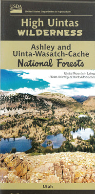Buy map High Uintas Wilderness, Utah