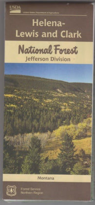Buy map LEWIS & CLARK NF - JEFFERSON DIV, MT