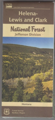 Buy map LEWIS & CLARK NF - JEFFERSON DIV, MT