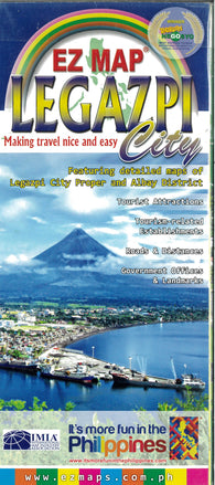 Buy map Legazpi City Tourist Map