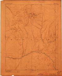 Abajo Colorado Historical topographic map, 1:250000 scale, 1 X 1 Degree, Year 1893