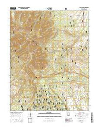 Abajo Peak Utah Current topographic map, 1:24000 scale, 7.5 X 7.5 Minute, Year 2014