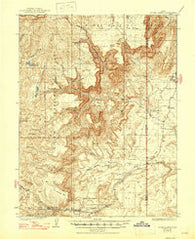 Acord Lakes Utah Historical topographic map, 1:62500 scale, 15 X 15 Minute, Year 1925