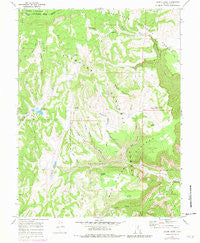 Acord Lakes Utah Historical topographic map, 1:24000 scale, 7.5 X 7.5 Minute, Year 1968