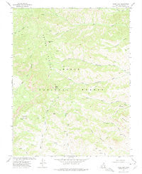 Adams Head Utah Historical topographic map, 1:24000 scale, 7.5 X 7.5 Minute, Year 1971
