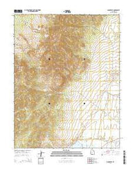 Adamsville Utah Current topographic map, 1:24000 scale, 7.5 X 7.5 Minute, Year 2014
