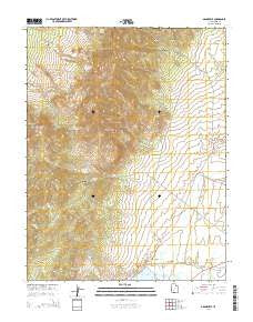 Adamsville Utah Current topographic map, 1:24000 scale, 7.5 X 7.5 Minute, Year 2014
