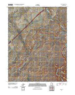 Agate Utah Historical topographic map, 1:24000 scale, 7.5 X 7.5 Minute, Year 2011