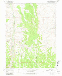 Agency Draw NW Utah Historical topographic map, 1:24000 scale, 7.5 X 7.5 Minute, Year 1966